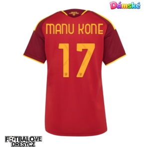 AS Roma Manu Kone #17 Dámské Domácí Dres 2026-27 Krátký Rukáv
